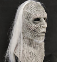 White Walker Halloween Night King Latex Mask Halloween Realistic Scary Cosplay Costume