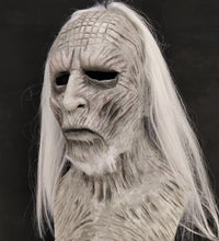 White Walker Halloween Night King Latex Mask Halloween Realistic Scary Cosplay Costume
