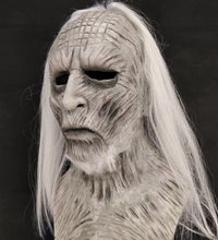 White Walker Halloween Night King Latex Mask Halloween Realistic Scary Cosplay Costume