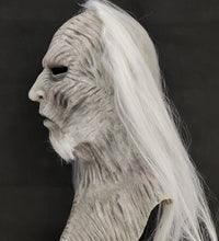 White Walker Halloween Night King Latex Mask Halloween Realistic Scary Cosplay Costume