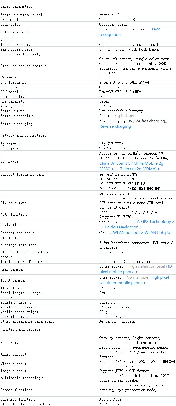 Original Hisense A7 e ink 5G mobile phone