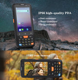CARIBE Data Collector Rugged PDA Wireless 1D 2D Barcode Reader Android Mobile Phone Rugged Waterproof