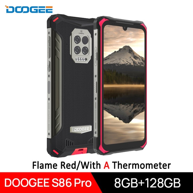 DOOGEE S86 Pro Military grade Rugged Infrared Thermometer Mobile Phone