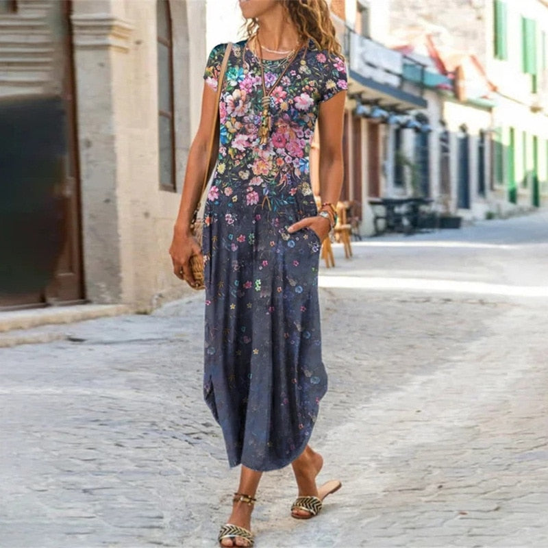 A Sézane Maxi and Cottagecore Dress Options - Jeans and a Teacup