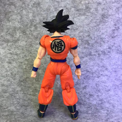SHF youth Son Goku Action Figure Toys For Kids Anime Dragon-Ball Red Goku Kakarotto Soldier Face Changing Dolls Gift Collectible