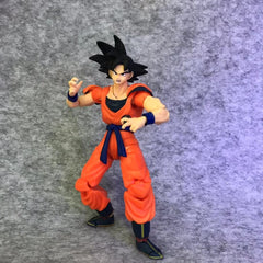 SHF youth Son Goku Action Figure Toys For Kids Anime Dragon-Ball Red Goku Kakarotto Soldier Face Changing Dolls Gift Collectible