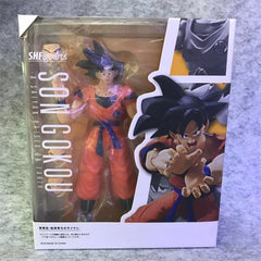 SHF youth Son Goku Action Figure Toys For Kids Anime Dragon-Ball Red Goku Kakarotto Soldier Face Changing Dolls Gift Collectible