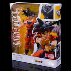 SHF youth Son Goku Action Figure Toys For Kids Anime Dragon-Ball Red Goku Kakarotto Soldier Face Changing Dolls Gift Collectible