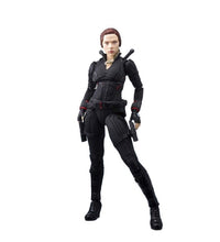 Original BANDAI SHF Marvel Avengers: Endgame Black Widow Scarlett Johansson PVC Action Figure Collection Model Toys Gift For Chi