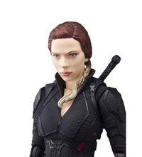Original BANDAI SHF Marvel Avengers: Endgame Black Widow Scarlett Johansson PVC Action Figure Collection Model Toys Gift For Chi