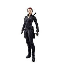 Original BANDAI SHF Marvel Avengers: Endgame Black Widow Scarlett Johansson PVC Action Figure Collection Model Toys Gift For Chi