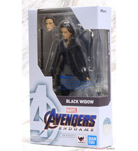 Original BANDAI SHF Marvel Avengers: Endgame Black Widow Scarlett Johansson PVC Action Figure Collection Model Toys Gift For Chi