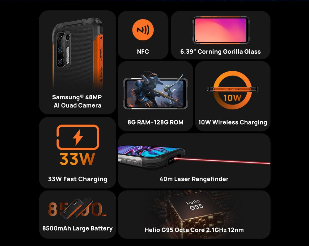 DOOGEE S97 Pro Rugged Phone Laser Range finder