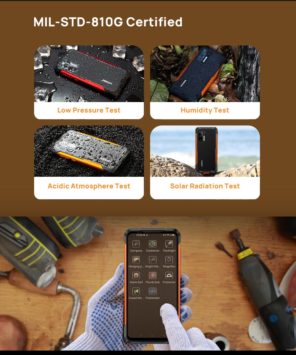 DOOGEE S97 Pro Rugged Phone Laser Range finder