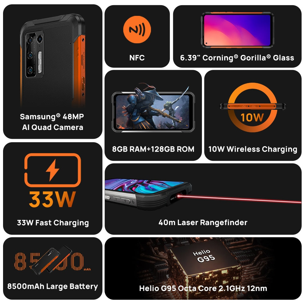 DOOGEE S97 Pro Rugged Phone Laser Range finder
