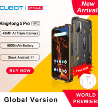 Cubot KingKong 5 Pro IP68/IP69K Waterproof Smartphone Rugged Phone 8000mAh 48MP Triple Camera Android 11 NFC 64GB Global 4G LTE