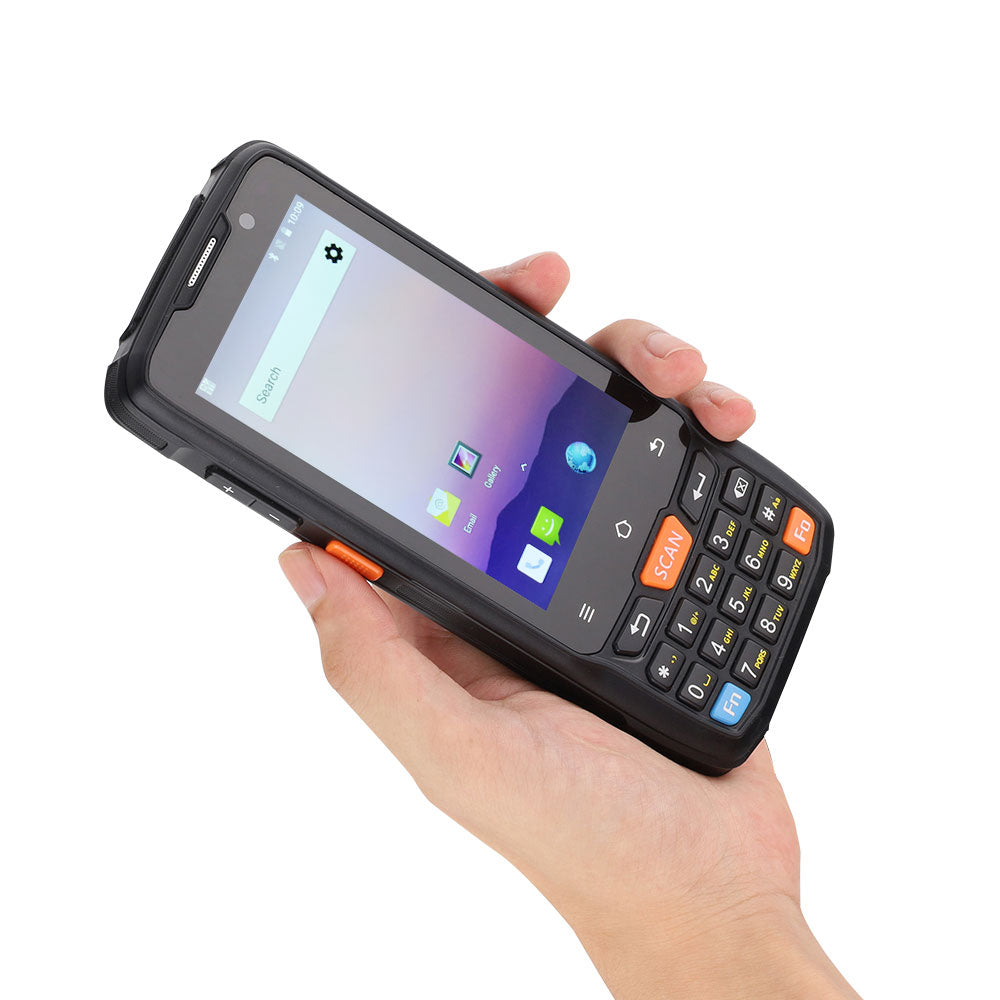 Caribe Military Grade PL-40L Rugged handheld PDA 1D Barcode Scanner Android IP65  waterproof Mobile Phone