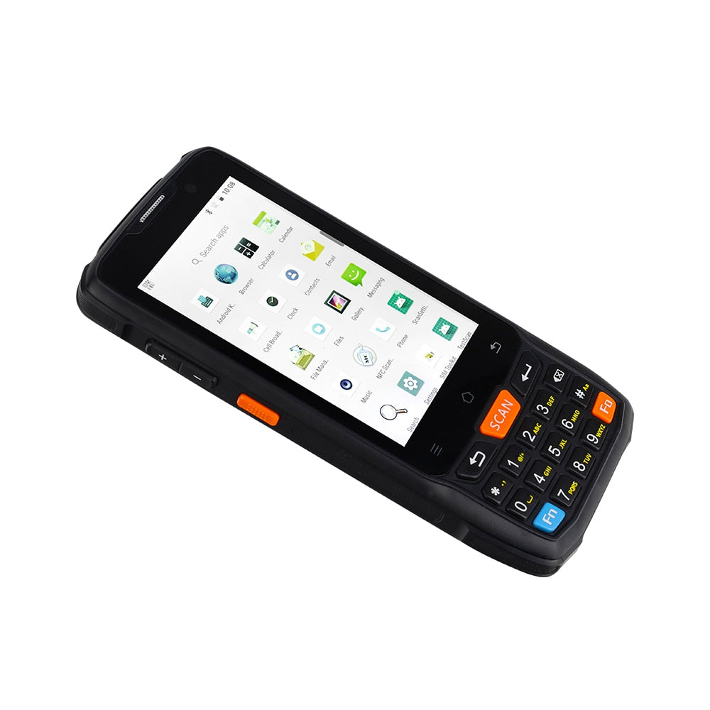 Caribe Military Grade PL-40L Rugged handheld PDA 1D Barcode Scanner Android IP65  waterproof Mobile Phone