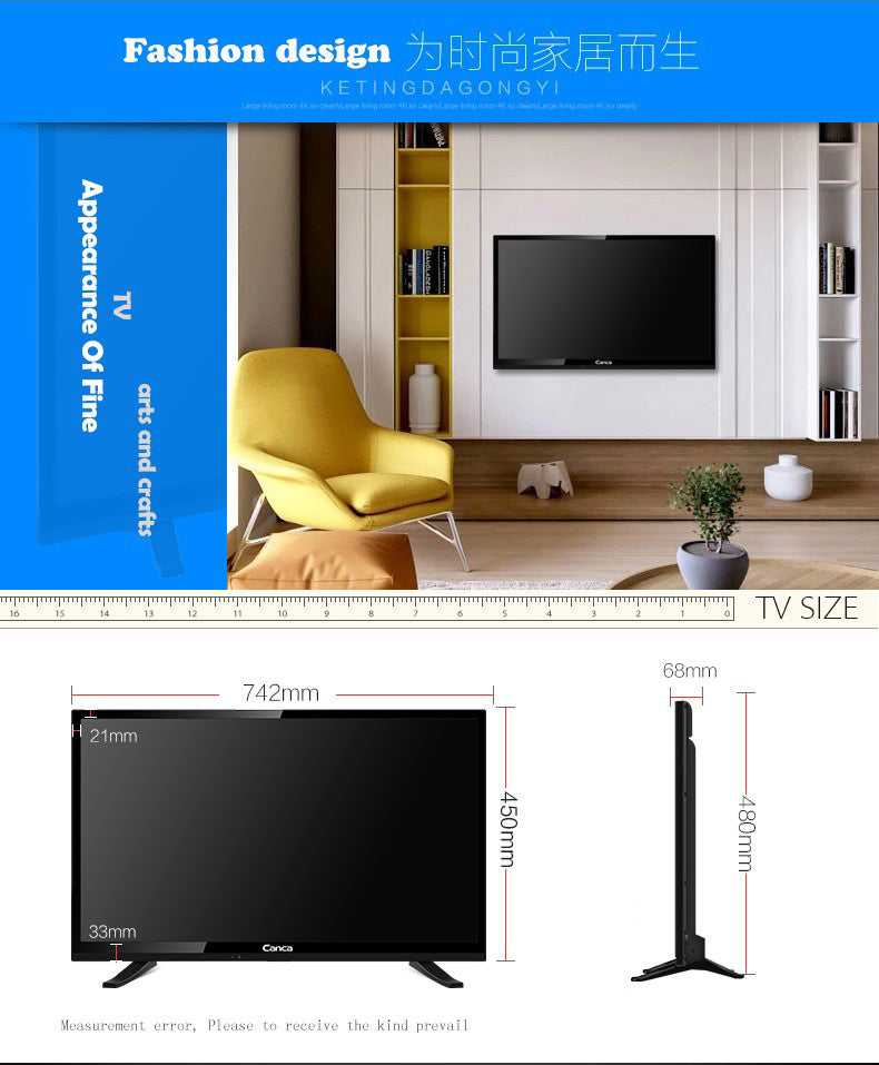 RANDSERV 32 inchesDisplay monitor Full HD LED TV HDMI/USB/AV/RF/VGA - astore.in