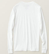 Yokai Casual Men's Cotton Long-sleeved T-shirt White - brandyokai